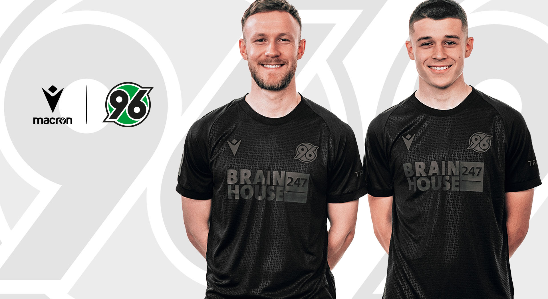 All Black: Hannover 96 presents a limited-edition special jersey" anzichè "All Black:  96 presents a limited-edition special jersey